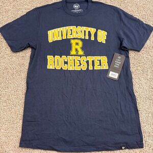 '47 Brand University of Rochester T-Shirt Mens Small Blue NEW Collegiate Graphic